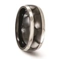 thumbnail image 5 of Edward Mirell Titanium Black Ti 8mm Band, 5 of 7