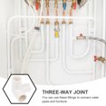 thumbnail image 2 of OULII 20Pcs PVC Elbow Tee 4.8X4.8X2CM for Home Plumbing and Garden Structures, 2 of 7