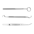 thumbnail image 1 of stanreset Mirror Stainless Steel Prepared Tool Set Probe Tooth 3pcs, 1 of 7
