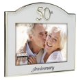 thumbnail image 5 of Malden International Designs Wedding"50th Anniversary" Two Tone Picture Frame, 4 by 6-Inch, Gold/Silver, 5 of 5