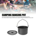 thumbnail image 3 of Pot Suspendu de Camping, Résistant à la Chaleur Pot de Cuisson Suspendu en Alliage d'Aluminium pour Extérieur, 3 of 7