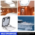 thumbnail image 4 of Square Push Out Deck Window, 90 Degree Open Angle 360x360mm   Boat Ventilation Hatch Window Durable  For Boat, 4 of 8