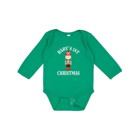 

Inktastic Babys 1st Christmas Nutcracker Outfit Gift Baby Boy or Baby Girl Long Sleeve Bodysuit