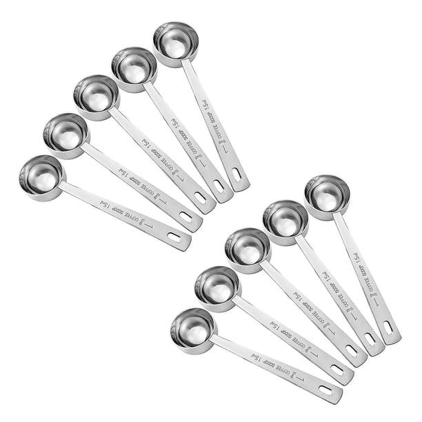 Cuchara dosificadora 1 Cucharadita Menos Cuchara de Acero Para , Leche , Frui