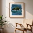 thumbnail image 6 of Skellig Michael - Ireland Collage Abstract Ocean Mountain Seascape Nature Minimalist Coastal Unframed Wall Art Print 30 x 30 inches, 6 of 9