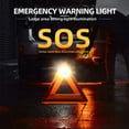 LED Car Emergency Light Portable Lantern Signal Round Warning Lamp 3