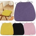 thumbnail image 5 of 17.3''x16.1'' Thick Chair Cushions for Dining Chairs,1 Pack WaterProof Easy Clean Kitchen Chair Pads with Ties ,High Elastic Foam Soft Chair Cushions for Office Desk Living Room(Yellow), 5 of 5