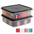 thumbnail image 2 of SIGNORAWARE 2‑Pack 3L Airtight Food Storage Containers – Leakproof, Black, 2 of 8