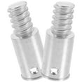 thumbnail image 3 of HERFIER 2pcs Broom Handle Threaded End Replacement Broom Handle Extension Pole Adapter (American thread) 2.55x0.98x0.98in, 3 of 9