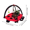 thumbnail image 2 of OUNONA 1 Set Cat Furniture Ladybug Shape Pet Tent for Indoor Kitten Entertainment, 2 of 4