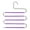 Purple, variant on Cheers.US Magic Pants Hangers, Space Saving Closet Hangers 5 Layers Multi Functional Pants Rack | Solid Metal & Wood Heavy Duty Wardrobe Organizer Racks for Clothes Trousers Scarves Ties