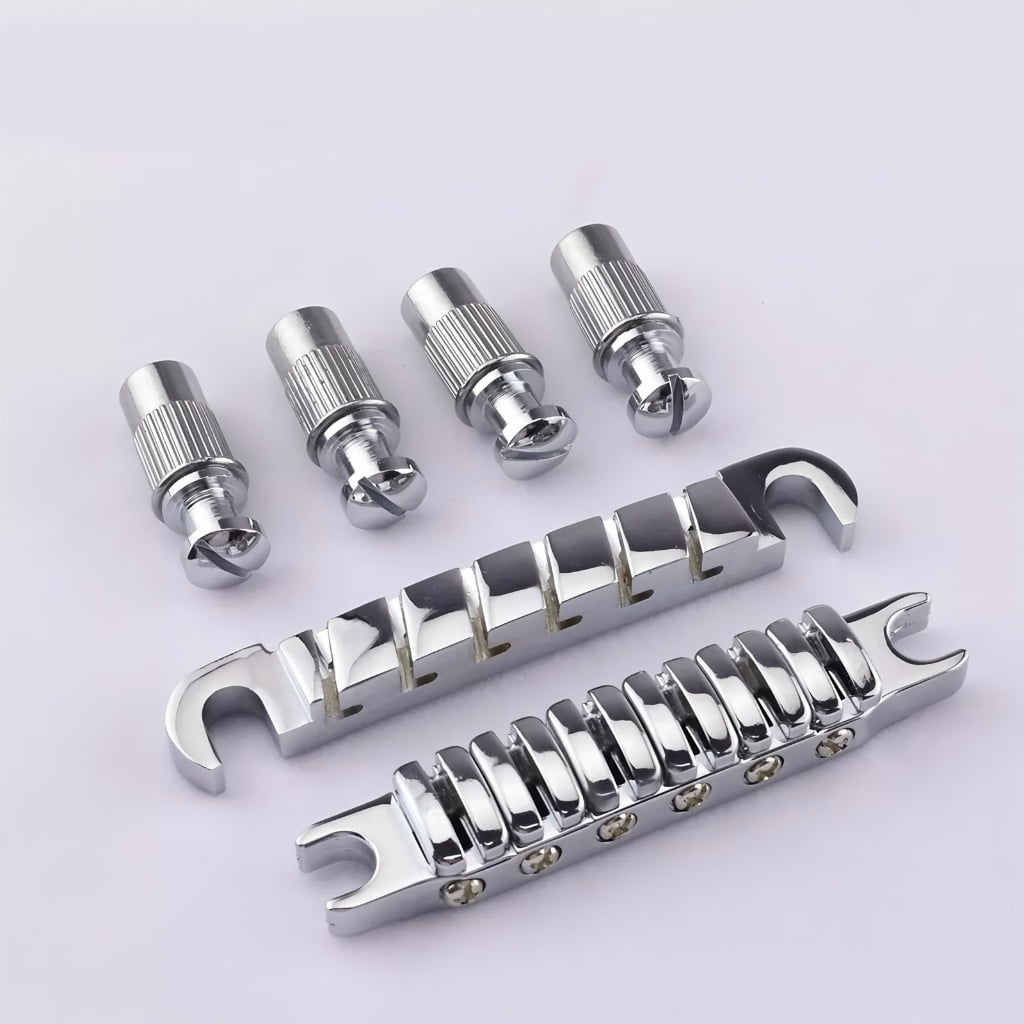 Electric Guitar Bridge Change Guitar Bridge Tailpiece Individual Saddles for 6 String Electric Guitars Parts