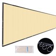 thumbnail image 1 of Yescom 25x6 ft Privacy Fence Screen Mesh Windscreen Shade Cover 160gsm New HDPE, 1 of 10