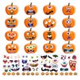 thumbnail image 1 of Decorating Stickers Pumpkin Face Patterns Easy to Stick Paper Candy Bags Decals Festival Decor, 1 of 8
