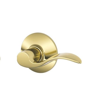 Schlage F10VACC605 F10V Acc 605 Accent Passage Lever, 1 Pack, Bright Brass - image 3 of 3