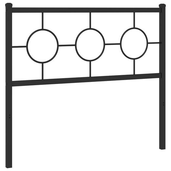 vidaXL Metal Headboard with Back Support Bed Header Home Bedroom Furniture