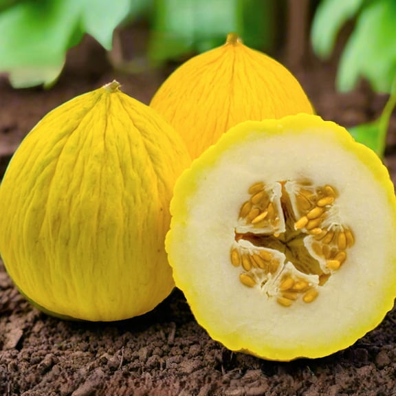 TomorrowSeeds - Golden Beauty Casaba Melon Seeds - 100  Count - For 2026 Planting Heirloom Sweet