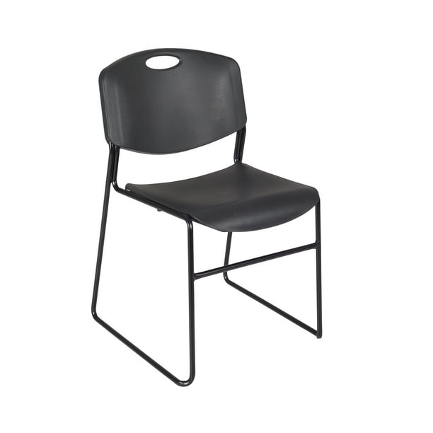 zeng stack chair- black - walmart.com - walmart.com