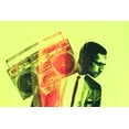 thumbnail image 2 of Malcolm X Hip Hop Radio T shirt (Gold, Large), 2 of 2