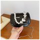 thumbnail image 4 of Bolso pequeño estilo mini para mujer, de verano, de textura de alta gama, bolso oblicuo, bolso de hombro con cadena brillante de moda, 4 of 6