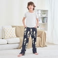 thumbnail image 6 of Boy's Pajama Pants Boys' Long Sleep Pants Children's Pajama Pants Loose Fitting Pajama Pants are Convenient to Put on and Take off M Halloween Pumpkin Skull, 6 of 9
