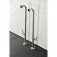 thumbnail image 2 of Kingston Brass AE810S8DL Concord Freestanding Tub Supply Line, Brushed Nickel, 2 of 3