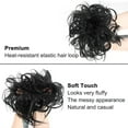 thumbnail image 3 of MORICA Tousled Updo Messy Bun Hair Piece Extension with Elastic Rubber Band Synthetic Scrunchies Ponytail for Women, 3 of 5