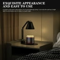 thumbnail image 6 of Folding Aroma Candle Warmer Lamp with Timer and Dimmer Metal Wax Melting Lamp for Home Decor Adjustable Height Candle Lattern (Golden110V-US), 6 of 7