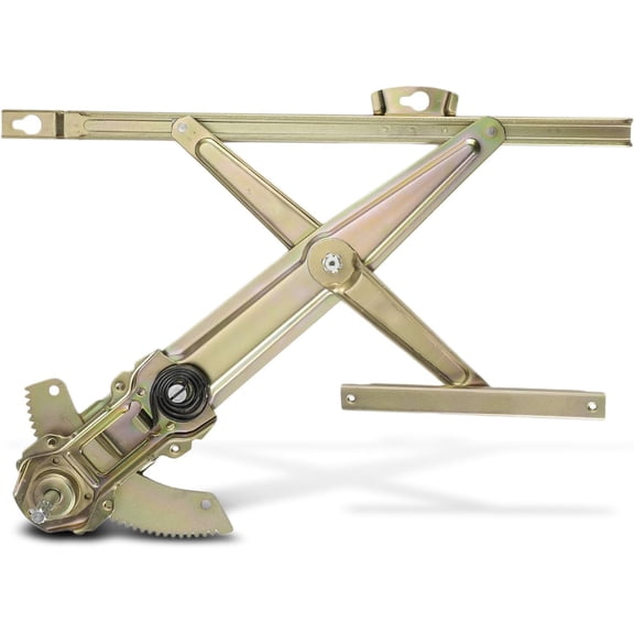 A-Premium Manual Window Regulator Compatible with Honda Civic 1988 1989 1990 1991 Sedan, Front Right Passenger Side