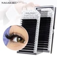 thumbnail image 1 of nagaraku extensión de pestañas sintético visón 16rows/caso 7~15mm j b c d n lc l mix premium maquillaje natural maquiagem cilios Gao Jiahui unisex, 1 of 1