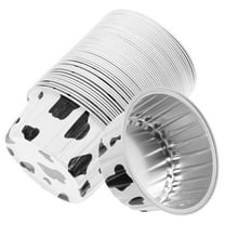 50 Pcs Tin Foil Bowl Muffin Cups Baking Supplies for Home Bakers Cupcake Liner Aluminum Baking Molds Mini Cake Pans