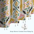 thumbnail image 6 of Multicolor Ethnic Geometric Pattern Shower Curtain 72"x72" ,Bathroom Decorative Shower Curtains Set with 12 Hooks,Modern Waterproof Washable Shower Curtain, 6 of 6