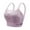 Purple, variant on Titcea Bras for Women Lace Solid Color No Underwire Gathered Together Bra Breathable Soft Camisole Daily Bra Underwear, Gifts for Her