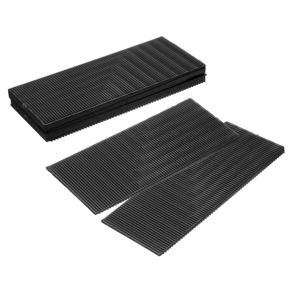 Furniture Levelers, 4 Pack Furniture Wedges, Black Plastic Wedges Shims for DIY Furniture (120 x 50 x 5mm)
