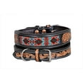 thumbnail image 2 of Leather Dog Collar Small Size Western Style Heavy Duty Hand Tooled Adjustable Beaded and Padded Soft for Puppies and Big Dogs 10IS013 -S, 2 of 6