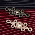 thumbnail image 3 of Shisuyan Sewing Buttons Golden 3Pairs Oval Chinese Style 2.64X0.98X0.39In, 3 of 8