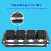 Custom Keyboard 4-Key Mini Mechanical Gaming Keyboard Copy-Paste Gaming Gaming Mini Mechanical Keyboard Self-Programming Settings
