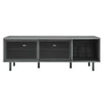 thumbnail image 4 of Modway Kurtis MDF Particleboard TV and Record Stand for TVs up to 65" - Charcoal, 4 of 10