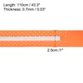 thumbnail image 3 of Unique Bargains 43.3' Non-Slip Perforated Tennis Racket Overgrip Tape with Ridges Orange 12 Pack, 3 of 7