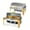 2-Packs 9 Qt Rectangular - Gold, variant on RovSun 9 qt Stainless Steel Chafing Dish with Fuel Holder