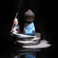 thumbnail image 3 of Estatua de Quemador de , Pequeño Monje, Meditación, Cono de Buda, de Cerámica, Fragancias para El Color Del Hogar, Azul / Verde / R Baoblaze Encendedor de retroceso, 3 of 8