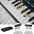 thumbnail image 4 of WEUVEB Black Digital Piano Keyboard Cover with Adjustable Elastic Cord for Home Use, 4 of 8