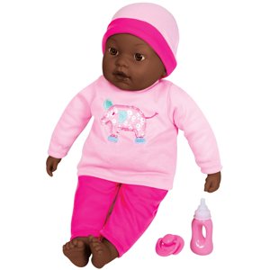 Lissi 16-Inch Interactive Baby Doll, Hot Pink Elephant