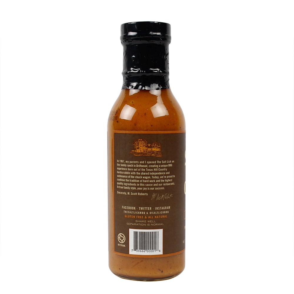 (2 pack) Salt Lick Bar B Que Products Salt Lick Bar-B-Que Sauce, 12 oz SINGLE