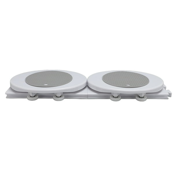 Organizador De Plato Giratorio, Deslizadores Entrelazados De Bandeja Giratoria Con Almohadilla De Silicona Para Mesa Rectangular