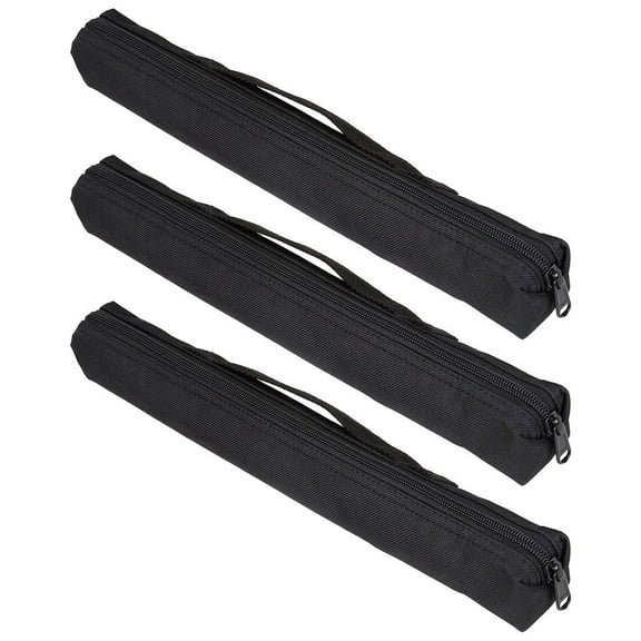 ELAYARD 3Pcs Portable Black Oxford Fabric Saxophone Bag Padded Wind Instrument Carrying Case