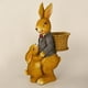 thumbnail image 3 of Mini conejitos, figuras de conejos, estatuas de conejos de Pascua, plantas, macetas, decoración Azul, 3 of 9
