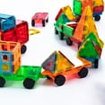thumbnail image 4 of Juego de ruedas de camión de coche magnético, bloques magnéticos, azulejos magnéticos, Juguetes de bloques de construcción para niños y niñas, 4 of 8