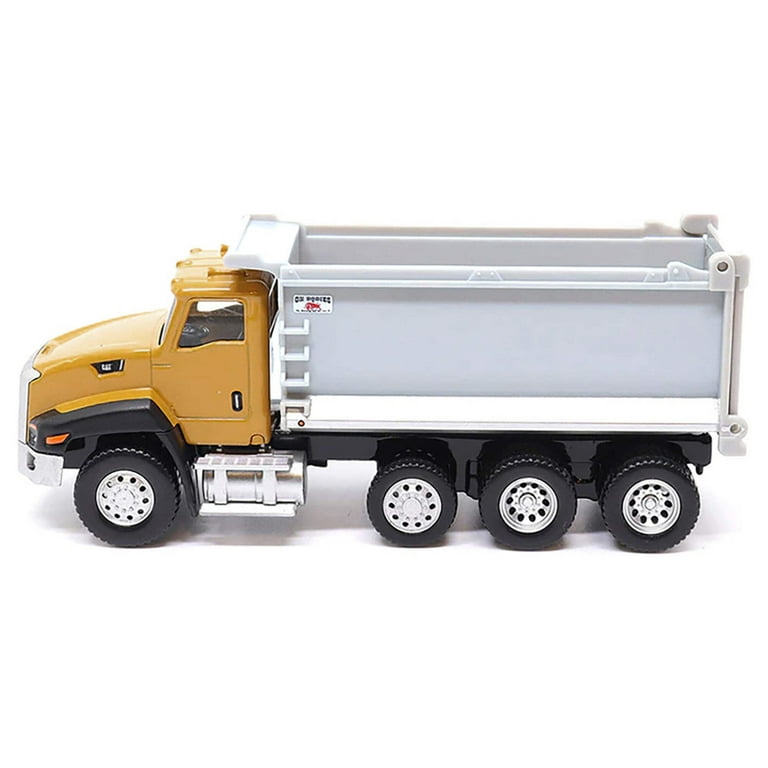 CAT Caterpillar CT660 Dump Truck Yellow and Gray 1/64 CAT Caterpillar CT660 Dump Truck Yellow and Gray 1/64