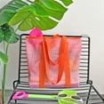 thumbnail image 5 of Strip Mesh Beach Tote Bags,Causal Pool Bags for Swimming Picnic Vacation Essentials, 5 of 7